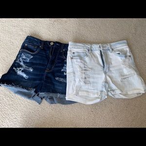 American Eagle Distressed Denim Shorts